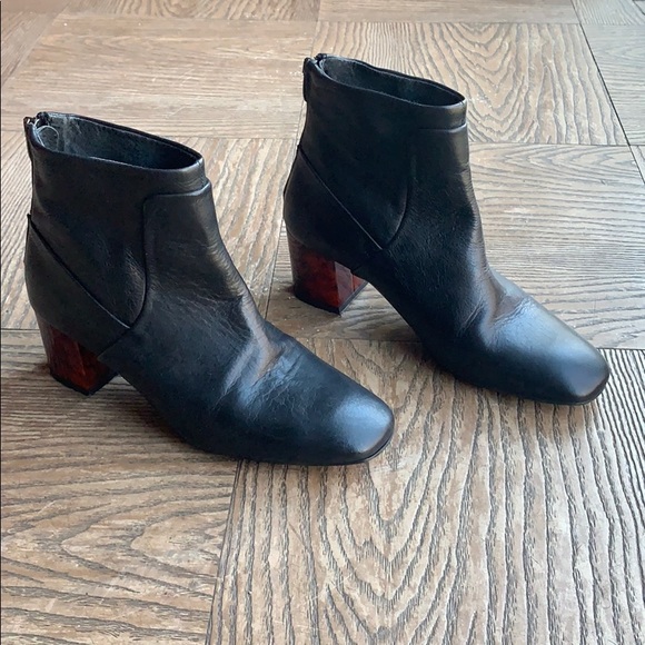 NEW Topshop Mistic black leather bootie - Picture 7 of 7